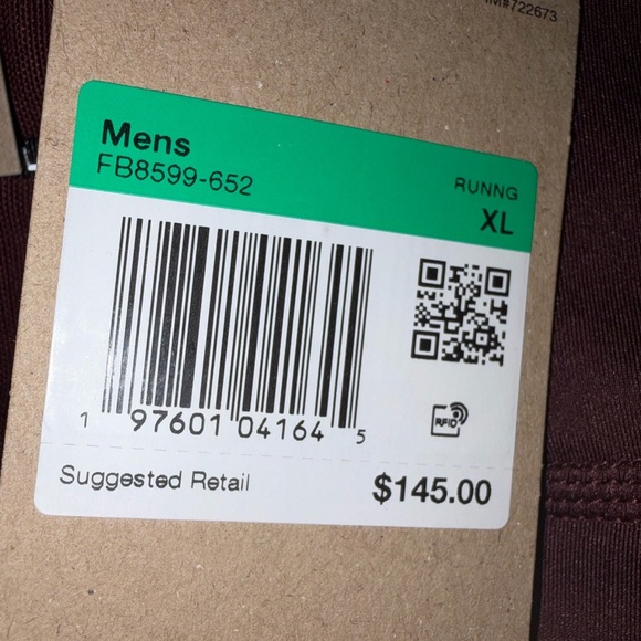 Men's Nike Trail Lunar Ray Winterized Running Tights Burgundy FB8599-652 Size XL - Picture 7 of 8